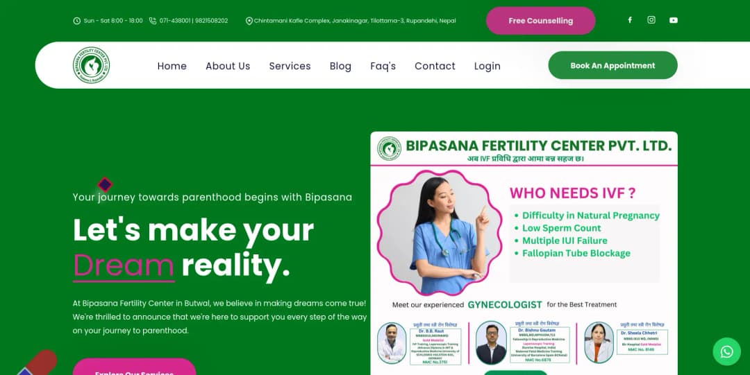 Bipasana IVF